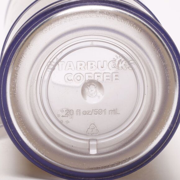 Starbucks Coffee 2018 Gold Glitter 20oz Insulated Tumbler & Lid No Straw - Picture 9 of 9